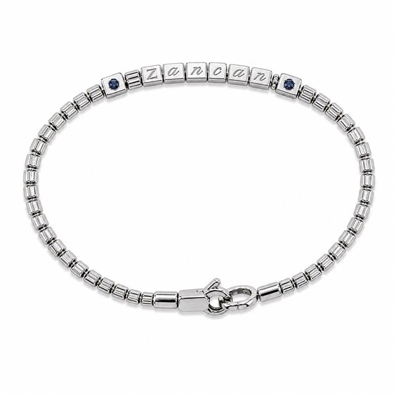 Armband Zancan Herr in Gold Zaffiro 0.04 Ct EB029B - EB029B